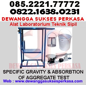 JUAL SPECIFIC GRAVITY - ABSORPTION OF COARSE AGGREGATE TEST SET